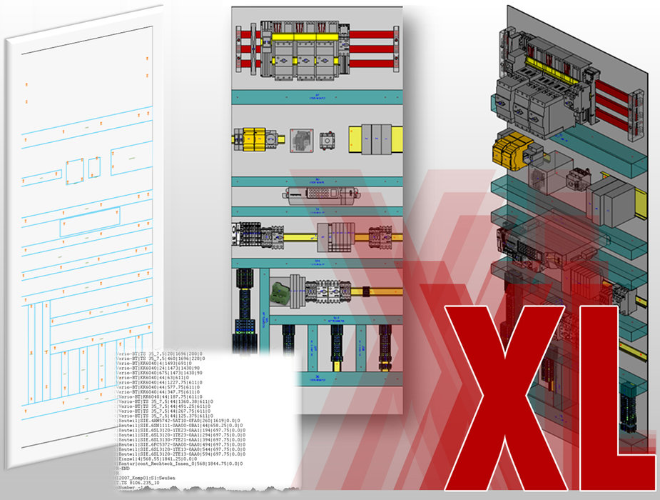 EPLAN Pro Panel 2.1.: Panel layout in XL